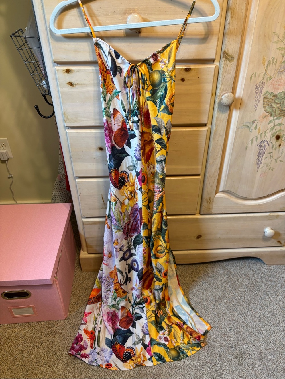 Anthropologie Floral Slip Midi Dress in Multi - Picture 8 of 12